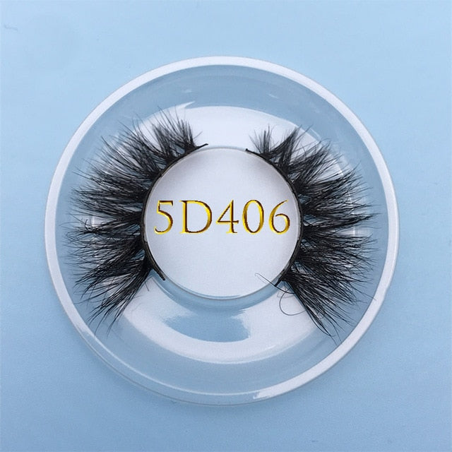 5D88 Custom box 15MM long natural false eyelash