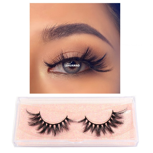 Makeup Lashes Eyelash Extensions 100% Cruelty Free Soft Full Wispy Reusable Lashes