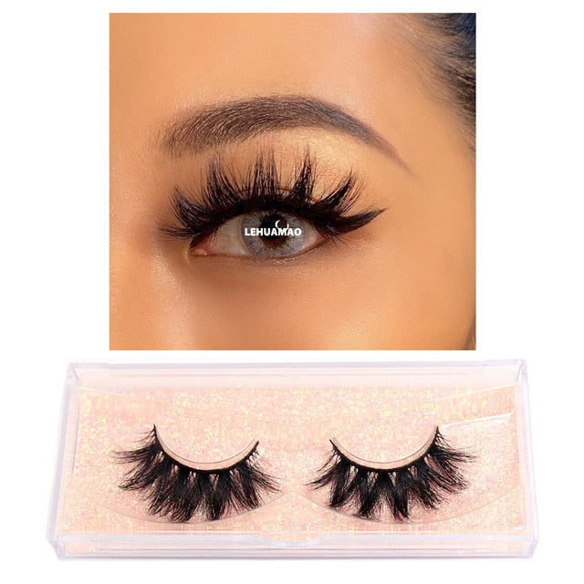 Makeup Lashes Eyelash Extensions 100% Cruelty Free Soft Full Wispy Reusable Lashes