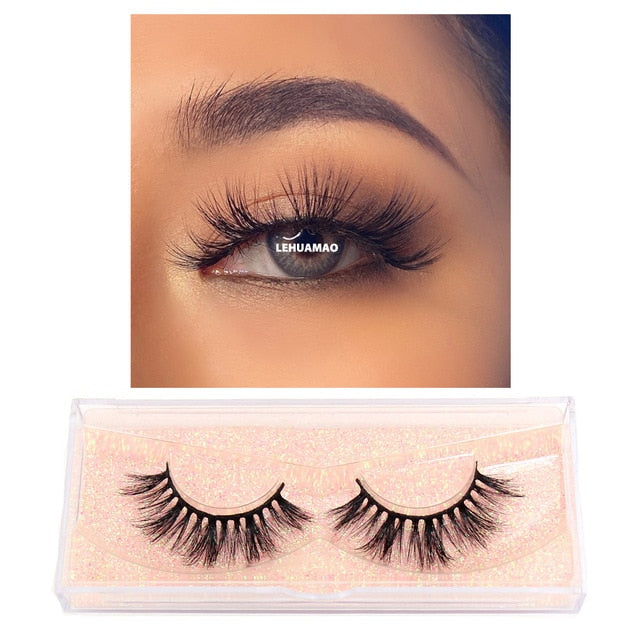 Makeup Lashes Eyelash Extensions 100% Cruelty Free Soft Full Wispy Reusable Lashes