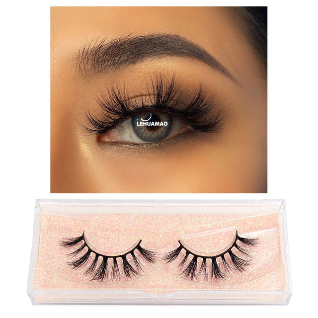 Makeup Lashes Eyelash Extensions 100% Cruelty Free Soft Full Wispy Reusable Lashes