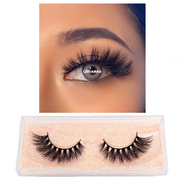 Makeup Lashes Eyelash Extensions 100% Cruelty Free Soft Full Wispy Reusable Lashes