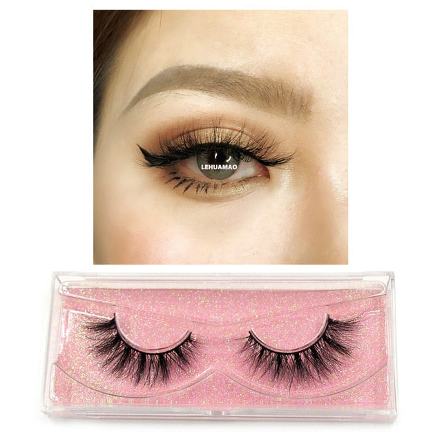 Makeup Lashes Eyelash Extensions 100% Cruelty Free Soft Full Wispy Reusable Lashes