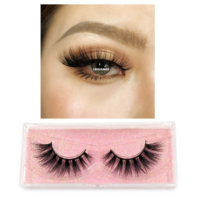 Makeup Lashes Eyelash Extensions 100% Cruelty Free Soft Full Wispy Reusable Lashes