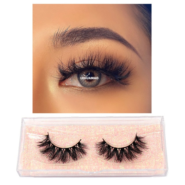 Makeup Lashes Eyelash Extensions 100% Cruelty Free Soft Full Wispy Reusable Lashes