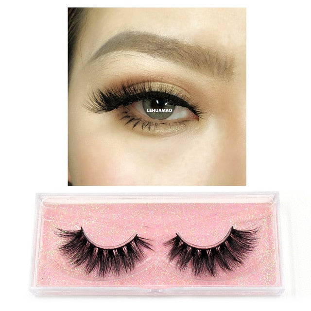 Makeup Lashes Eyelash Extensions 100% Cruelty Free Soft Full Wispy Reusable Lashes