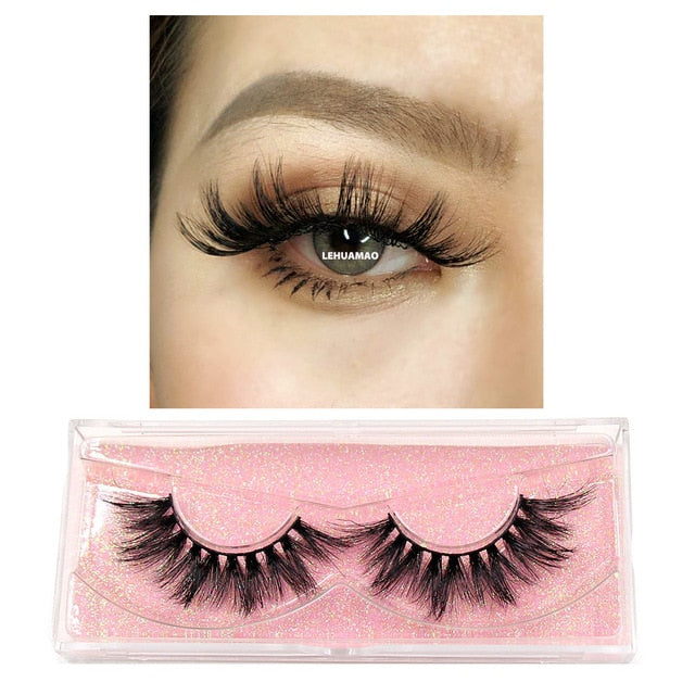 Makeup Lashes Eyelash Extensions 100% Cruelty Free Soft Full Wispy Reusable Lashes