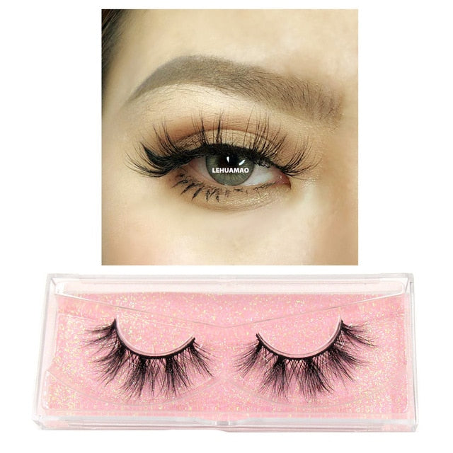 Makeup Lashes Eyelash Extensions 100% Cruelty Free Soft Full Wispy Reusable Lashes