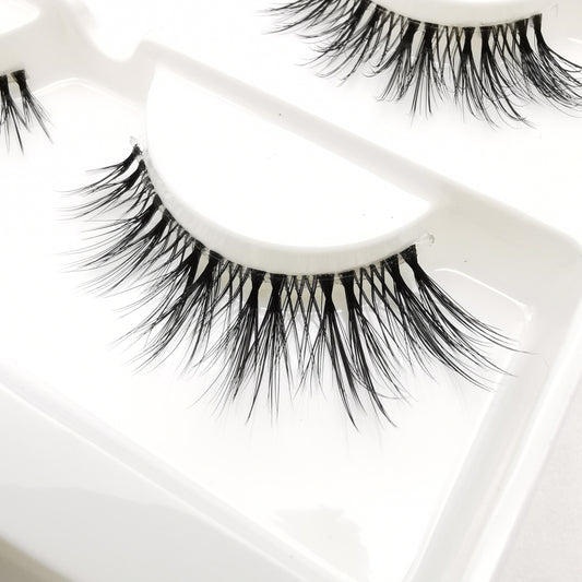 3D Lashes Eyelash Extension Invisible Band Transparent 3D Silk Soft Fur Lashes