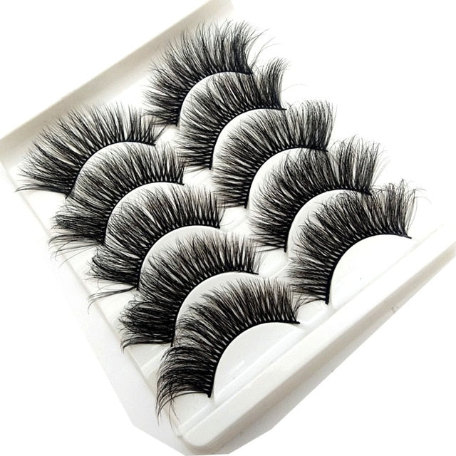 NEW 2-20 pairs 8-25mm Fake Eyelashes