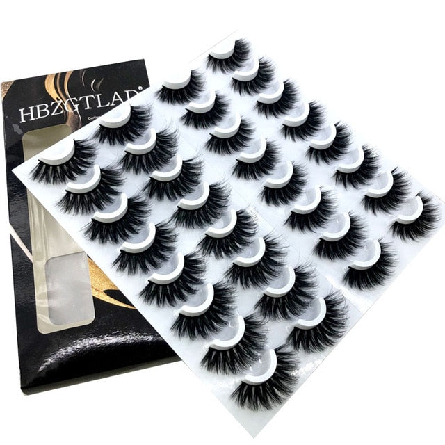 NEW 2-20 pairs 8-25mm Fake Eyelashes