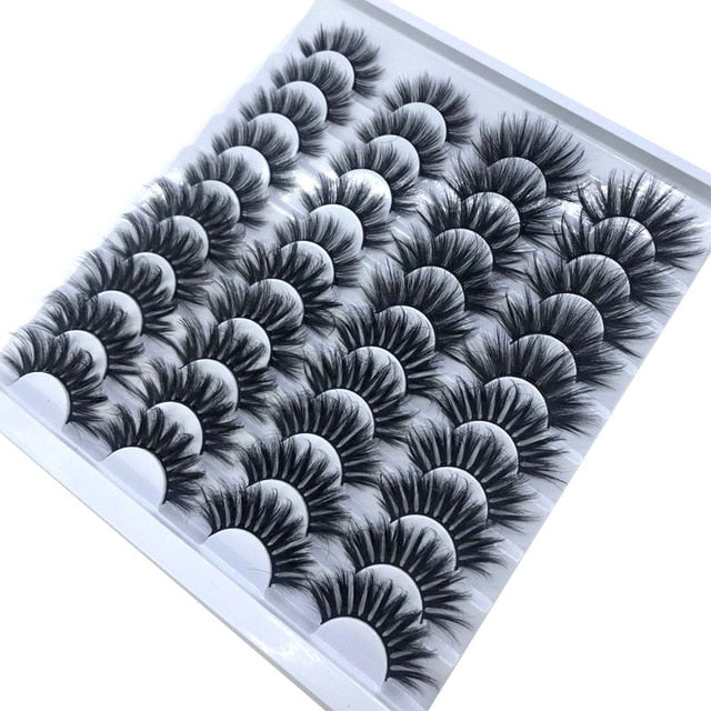 NEW 2-20 pairs 8-25mm Fake Eyelashes