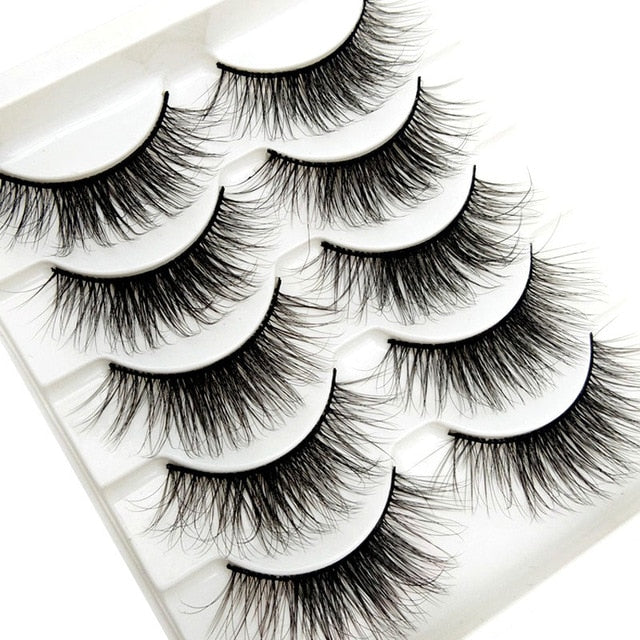 NEW 2-20 pairs 8-25mm Fake Eyelashes