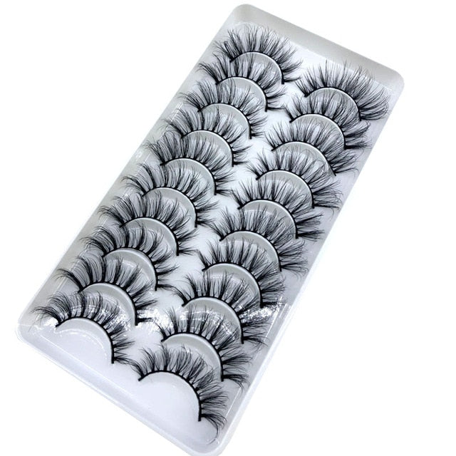 NEW 2-20 pairs 8-25mm Fake Eyelashes