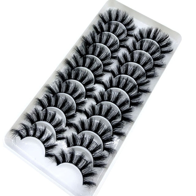 NEW 2-20 pairs 8-25mm Fake Eyelashes