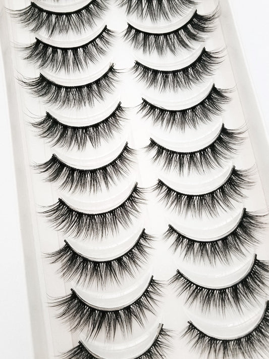 NEW 2/5/10 Pairs Natural False Eyelashes