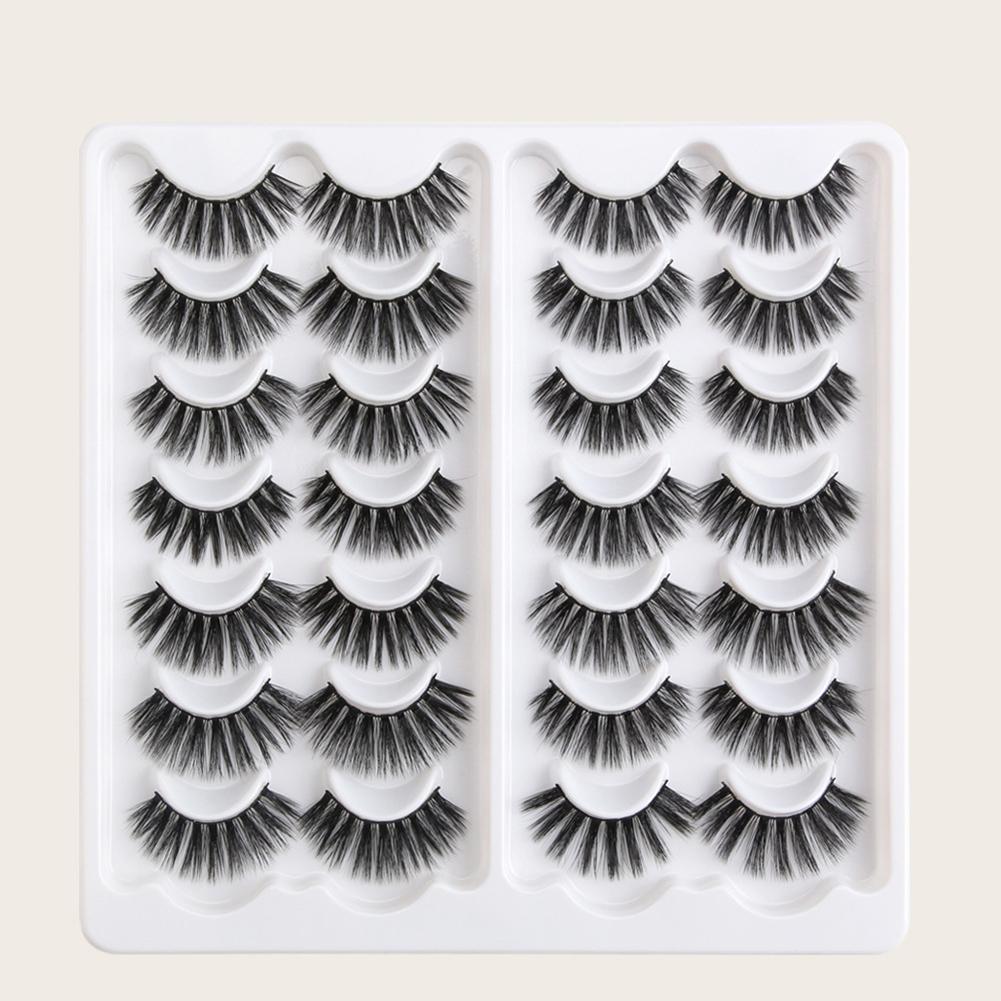 14 Pairs Faux Sable Eyelashes