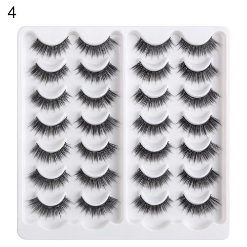 14 Pairs Faux Sable Eyelashes