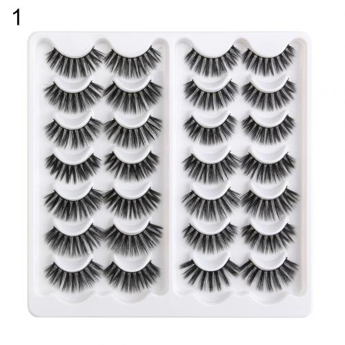 14 Pairs Faux Sable Eyelashes