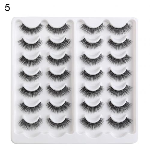 14 Pairs Faux Sable Eyelashes