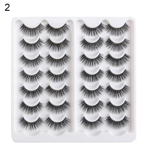 14 Pairs Faux Sable Eyelashes